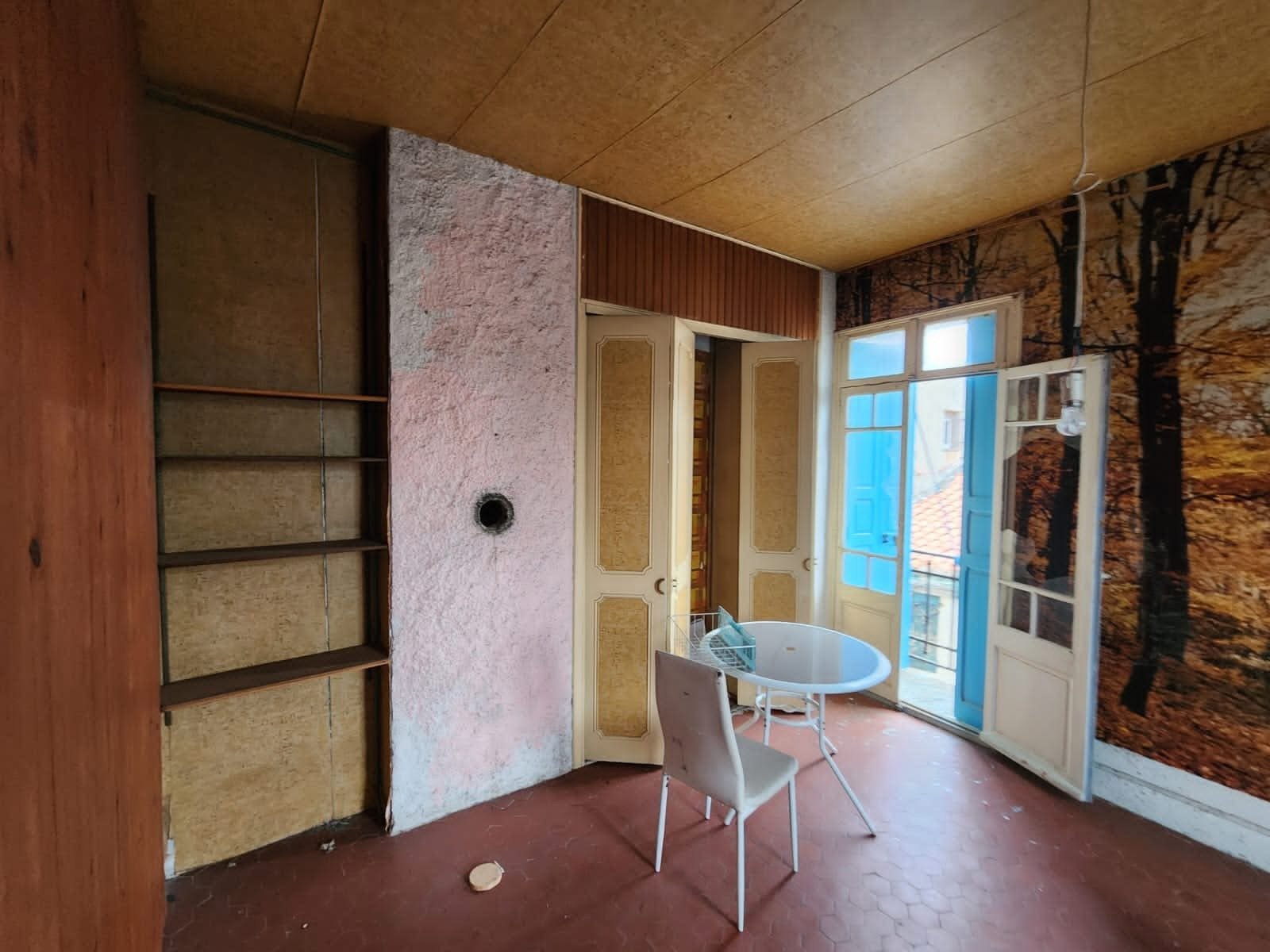 Avant renovation sejour salon a Perpignan