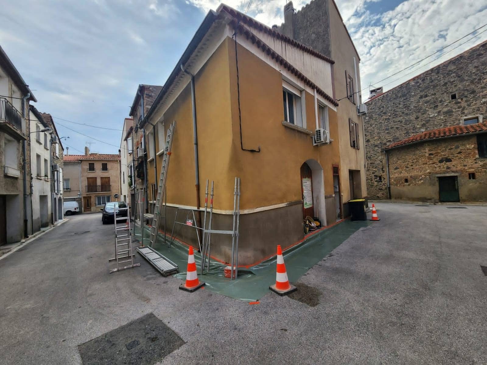 Avant renovation facade exterieure a Perpignan